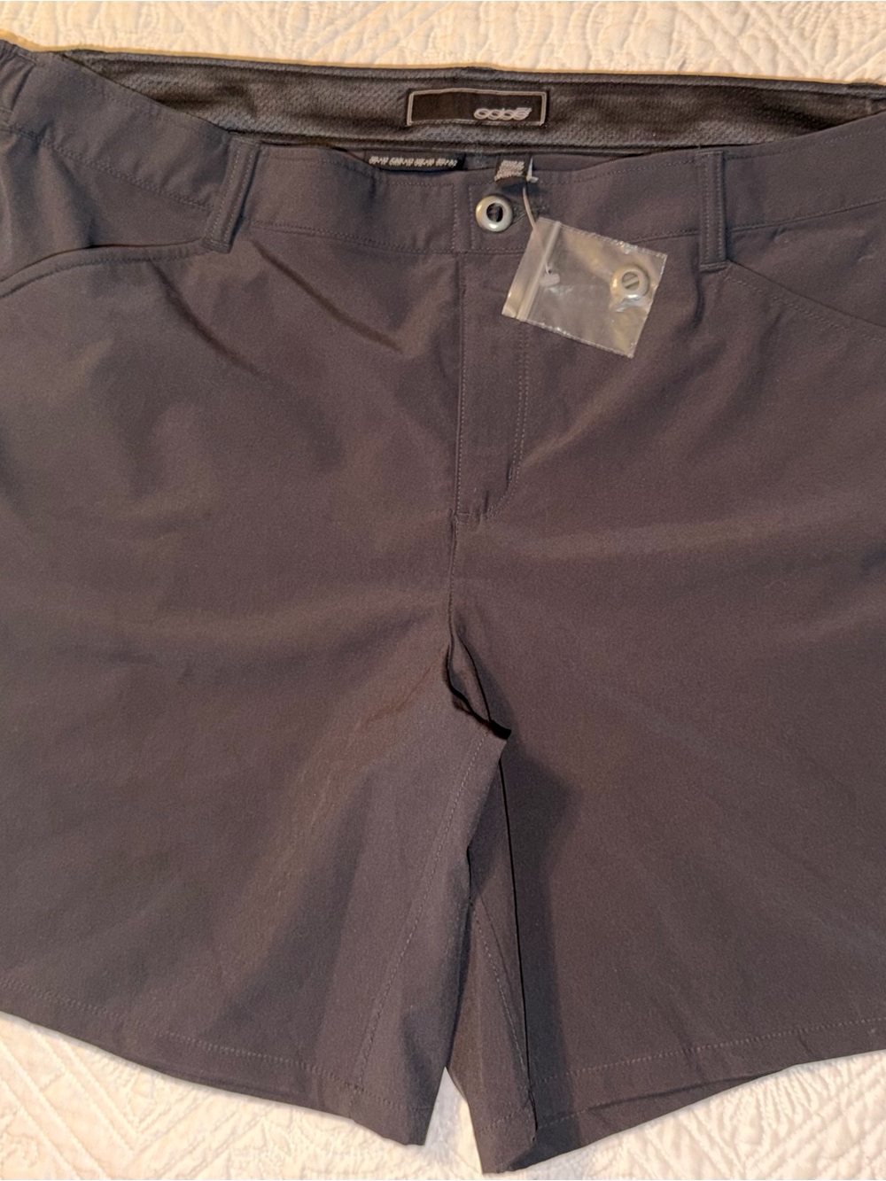OGIO Women’s Charcoal Gray Flat Front Performance Shorts